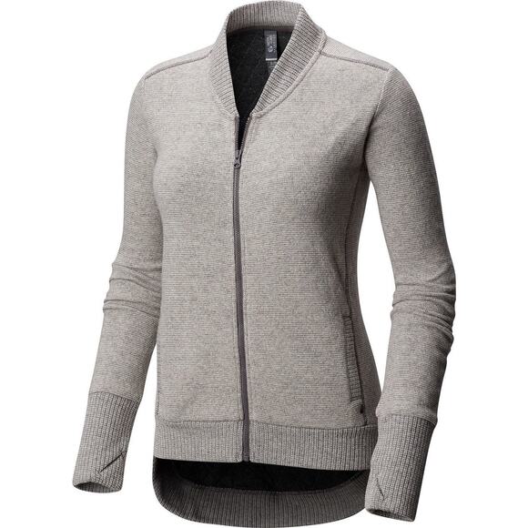 Mountain Hardwear Jackets & Blazers - Mountain Hardwear Women’s Small Sarafin Long Sleeve Bomber Sweater Jacket Wool